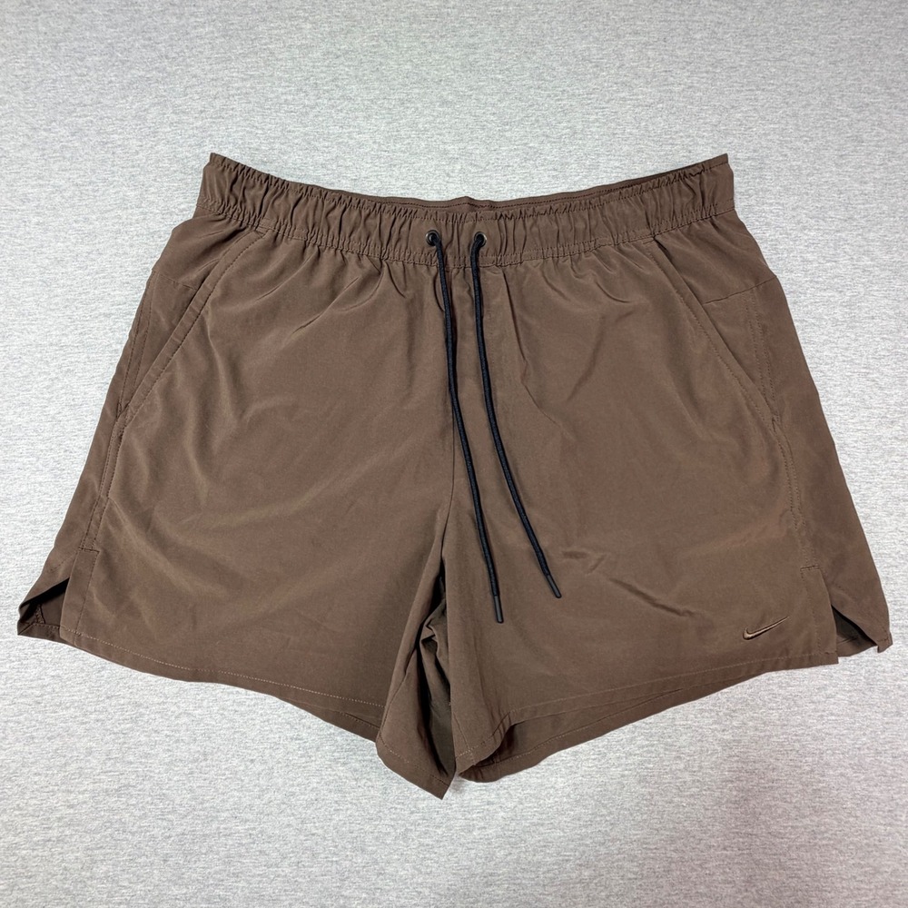 Nike Mens Dri-FIT Training Running Shorts Brown DV9336-237 XL